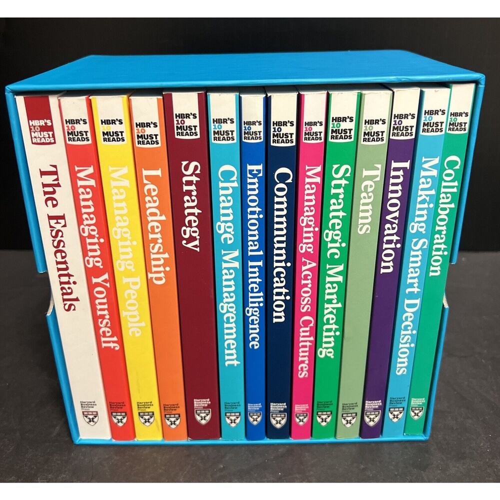 Harvard Business HBR's 10 Must Reads Ultimate Boxed Set 14 Books 100% Complete
